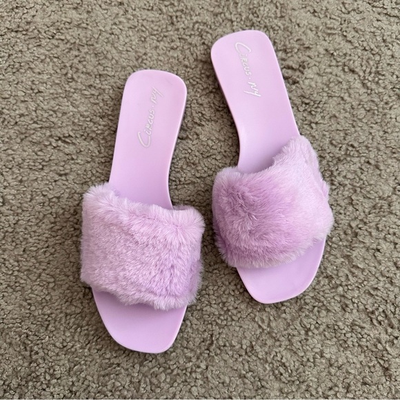 Circus by Sam Edelman Everette Cozy Jelly Sandals Purple Womens 5 - Picture 3 of 9